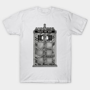 Phone booth with pattern T-Shirt